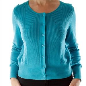 Cabi Teal Cardigan